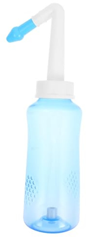 Nasenspülflasche Tragbare mit Druckfunktion 300ml für Erwachsene | Pp Ausführung, Manuell Bedienbar, Gründliche Reinigung, Handliches Format, für Damen und Herren