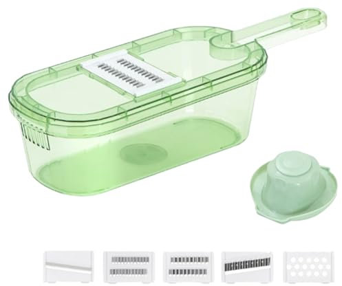 Rebanadora de alimentos para cocina | Rallador multifunción para alimentos, rallador manual para repollo, zanahoria, cebolla y patata