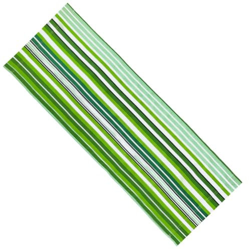 GORGECRAFT 115X43cm Copertura di Ricambio per Sedia A Sdraio da Spiaggia in Tela per Sedie A Sdraio da Esterno Strisce Verdi e Gialle Tessuto Portatile per Sedie A Sdraio Reclinabili Prendere Il Sole