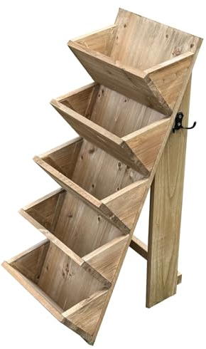 Selections 5 Tier Wooden Garden Flower & Herb Planter