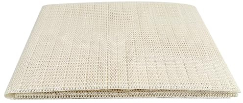Crynvor 2 Piezas Malla Antideslizante Alfombra, Recortable Red Antideslizante para Alfombras, Base Alfombrilla Antideslizantes, para Hormigón, Azulejos, Mármol y Madera (Blanco, 70x140 cm)