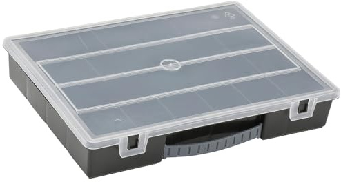 STANLEY DIY Storage Organiser Stackable Section with Durable Clear Lid, 1-92-761