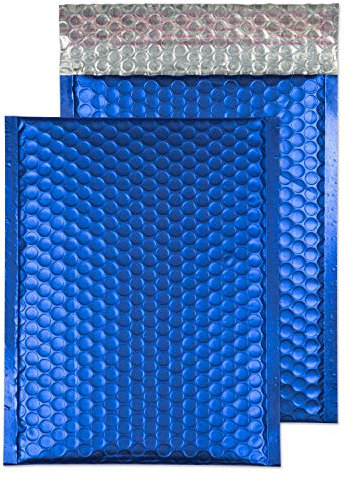 Blake Purely Packaging MTVB250 Farbige Luftpolstertaschen Matt Haftklebung Sieges Blau C5+ 250 x 180 mm | 100 Stück