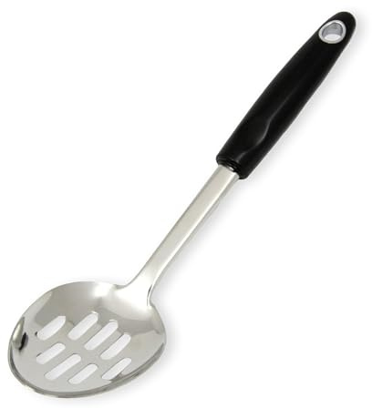 Chef Craft Select Slotted Spoon, 12 inch, Stainless Steel