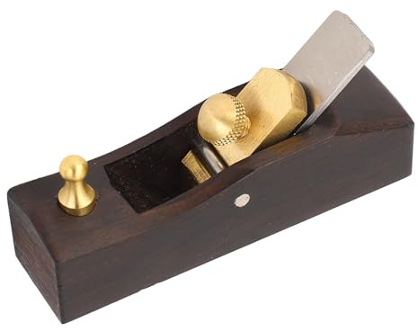 Mini pianta in legno inferiore piatto Strumento piano a mano piccolo per oggetti dritti che pianta il taglio a smalto realizzato con legno di ebano e acciaio ad alta velocità