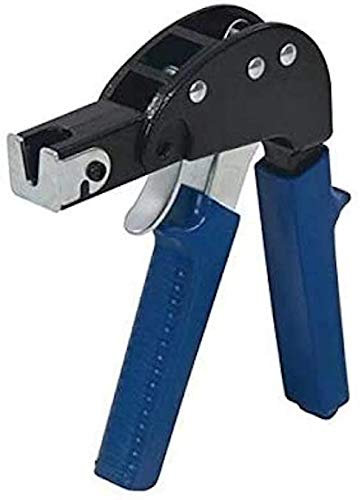 DOBO Pinza per Profili Pistola Fissaggio tasselli a espansione Profili in cartongesso 16 Cm Blu Impugnatura Antiscivolo Acciaio