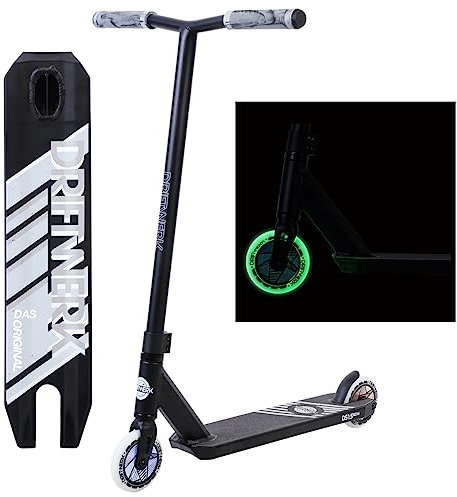 Driftwerk Stunt Scooter Freestyle Kinderroller Tretroller DS1.5 Glow in The Dark