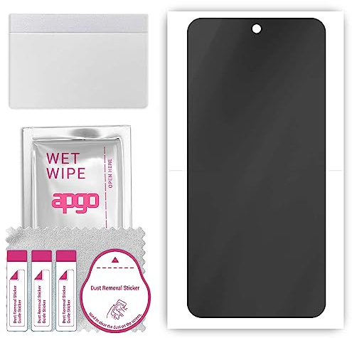 apgo Hydrogel Film PRIVACY Pellicola protettiva Proteggi Schermo in Idrogel per Honor 90, Pellicola in Idrogel, con strato di posizionamento per un'installazione semplice