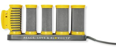 Drybar The Roller Club Curling Hot Rollers | 10 Rollers, 2 Sizes, Heats-Up Fast, Gentle on Hair, Reduces Frizz, Adds Shine, comes with Heat-Resistant Bag