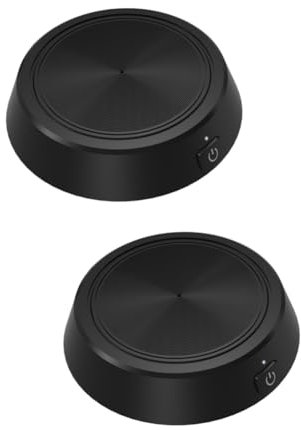 NUOBESTY 2pièces Microphone USB Omnidirectionnel pour Vidéo Et Conférences Compatible avec Ordinateurs Et Laptops Noir