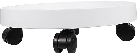 Parliky Supporto Portavaso con Ruote Resistenti Vassoio Mobile per Piante Interno Ed Esterno Base Stabile in Materiale Durevole per Spostamento Facile e Pulizia Semplice