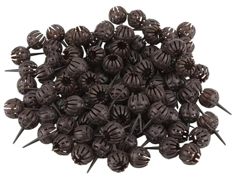 ETUCYNG Lot de 100 paniers d'engrais pour orchidées, boîte d'engrais, stockage de nourriture portable, panier en maille d'engrais à libération lente pour bonsaï d'orchidées juteuses