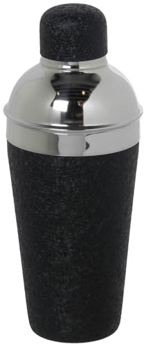 COCTELERA 550ML ACERO INOX., CUBIERTA NEGRA_°8,5X21CM