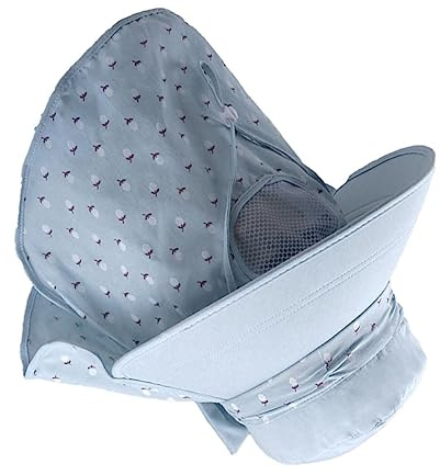 COLLBATH Chapeau De Soleil pour Le Visage Couvre-Cou pour Femmes Hommes Chapeau De Soleil D'Été Chapeaux pour Enfants Chapeau avec Filet UV Écharpe Masque Facial