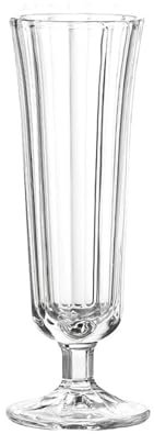 Cenz-888 Flûte à champagne à pied court, 1 pièce avec une flûte à champagne rayée verticale, capacité de 115,1 g, pour bars et restaurants, verre à vin blanc