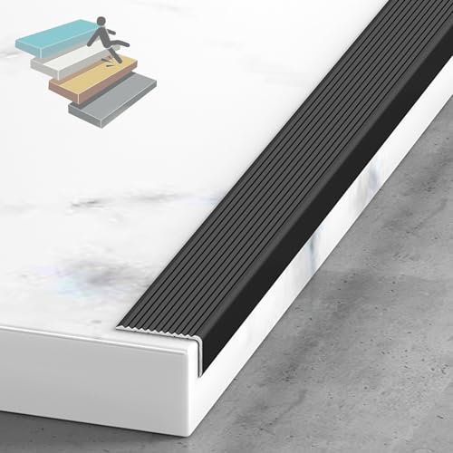 Profilé D'escalier Profilé De Nez De Marche En Forme De L, Profilé D'angle En Aluminium, Profilé De Protection D'angle Montage Adhésif | 1 Pièce, 90cm Protections De Bord Et D'angle(Francia,50*30mm)
