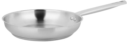 Sitram 717092 Endurance Pfanne, Ø 20 cm, 100% Edelstahl, 3-lagiger Boden, innen ohne schädliche Beschichtung, für alle Herde, auch Induktion