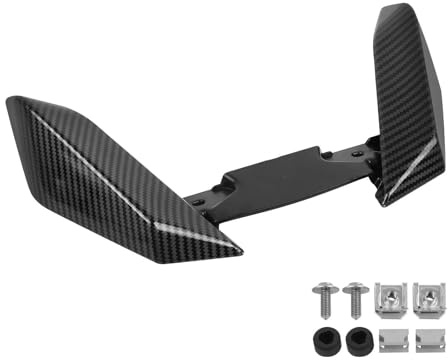 Genérico Alerón de ala aerodinámico para B&MW R1300GS R1300 GS 2023 2024 Cubierta Decorativa para Rueda Delantera Motocicleta Embellecedor De Pico Extensor Carenado Alerón(Type B)