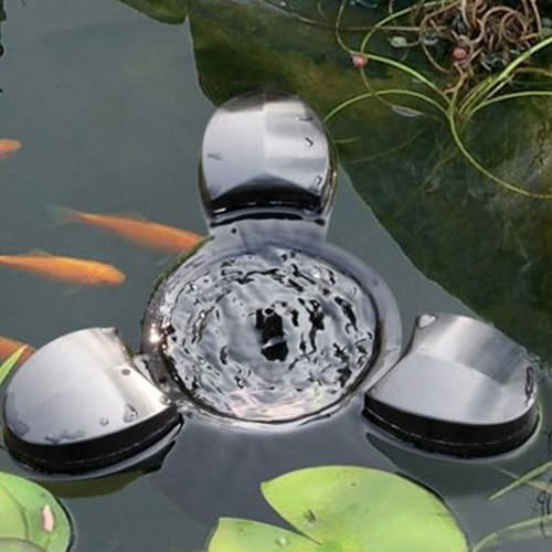 JOSBY Skimmer de Escamas de succión de 43 W/70 W, Skimmer Flotante para estanques, Caudal 3000/4200 L/h, Limpiador de Superficies para estanques de Peces, Recolector de residuos de Alta eficiencia