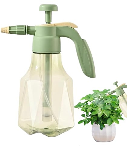 Bottiglia Spray a Pressione,Annaffiatoio da 1,5 L con ugello regolabile e antigoccia - Pompa a spruzzo portatile - per Giardinaggio Pulizia Piante Cura della Casa Esterni Giardino Balcone BBQ