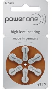 180 pièces PowerOne Piles pour appareils auditifs taille Typ 312 PR41 ZL3