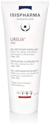ISISPHARMA URELIA Gel - Gel nettoyant exfoliant - Peaux très sèches à tendance squameuse ou hyperkératosique - Fabrication Française