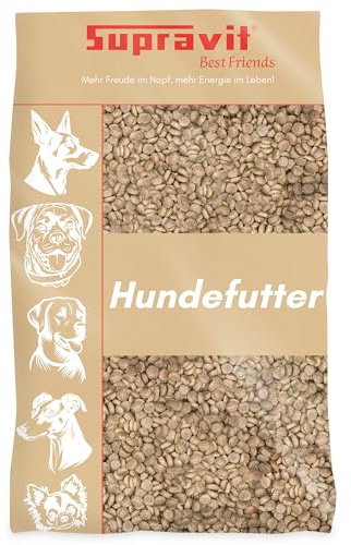 Supravit Hundefutter trocken Getreidefrei 15kg | Lamm und Kartoffeln | hohe Verträglichkeit | Gute Akzeptanz | Trockenfutter Hund ohne Getreide | ideal für Sensitive Hunde mit hohem Fleischanteil