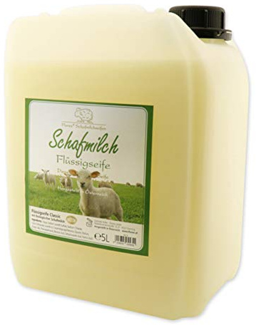 Florex Schafmilchseife Classic 5 L Flüssigseife Kanister Seife Nachfüllflasche Schafmilch Naturseife
