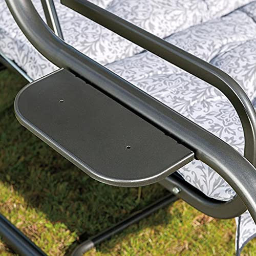 PATIO 2 Seitentische für Hollywoodschaukel Ravenna/Parma 16x35 cm Zusatztisch Ablage