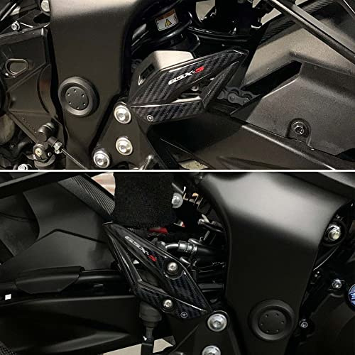 labelbike 3D Stickers Motorcycle Door Sill compatible with Suzuki | GSX-S 750 2016-2020, Side Protection Resin, Anti-scratch, Decoration