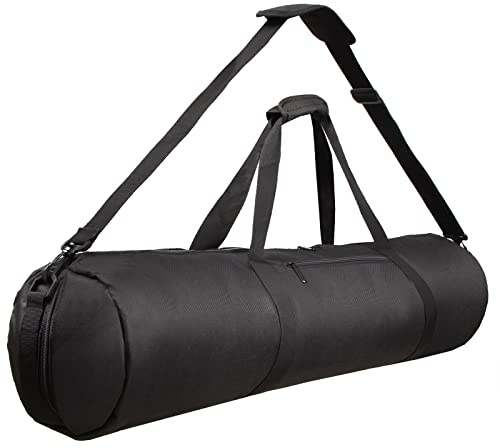 BOLLUMA Bolsa de trípode Acolchada de Espuma, Bolsa de Transporte para luz de fotografía, Correa de Hombro Ajustable, Bolsa de Almacenamiento Grande y Resistente para Soporte de luz, 120x20cm