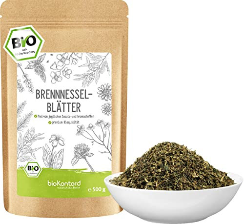 Brennnessel Tee bio 500 g | Brennnesselblätter geschnitten aus kontrolliert biologischem Anbau | Kräutertee lose von bioKontor