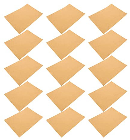 Tofficu 100blätter Kraftpapier-aufkleber Für Tintenstrahldrucker Selbstklebendes Blanko-kraftpapier Etikettenpapier Aus Hochwertigem Kraftpapier Vielseitig Einsetzbar Für Haus Büro Und Sch