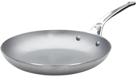 De Buyer Mineral B Pro Poêle à omelette Acier Carbone Ø 28 cm Naturellement Antiadhésive Fabrication Française