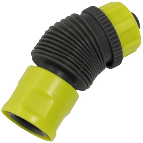 AERZETIX - C73246 - Flexible Schnellkupplung 1/2'' für Gartenschlauch - Adapter hahnanschluss zubehör Pistole Garten bewässerung - aus Kunststoff mit gummibeschichtung