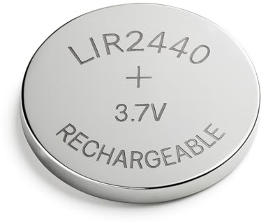 Girafus 145mAh LIR2440 3,7V Pile Rechargeable | Pile rechargeable au lithium haute performance