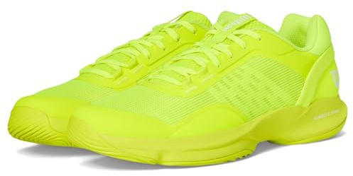 Wilson Scarpe da Paddle Hurakn PRO V2 da Uomo, Giallo/Bianco di Sicurezza, 42 EU