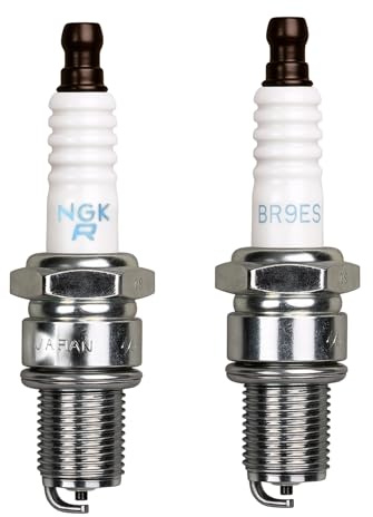 2 PCS BR9ES Spark Plug, compatibili con NGK BR9ES, candele di accensione per scooter, ciclomotori e motocicli a scoppio per ottimizzare le prestazioni del motore e l'accensione efficiente