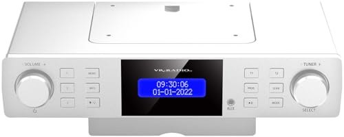 VR-Radio Digital Radio: Unterbau-Küchenradio DAB+/UKW, RDS, Wecker, Timer, LCD-Display, AUX (Unterbauradio DAB, Unterbauradio Küche DAB, Plus)