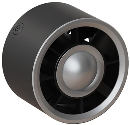 Mirweon Versátil ventilador USB para coche con control de 3 velocidades y luz nocturna LED para refrigeración en camiones, ventilador portátil