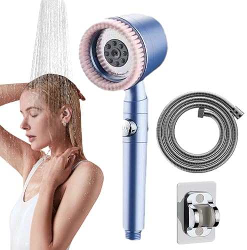Soffione doccia pressurizzato | Attacco palmare – Risparmio idrico – per docce portatili per bagno, servizi igienici, hotel, ad alta pressione per casa, bagno commerciale, servizi