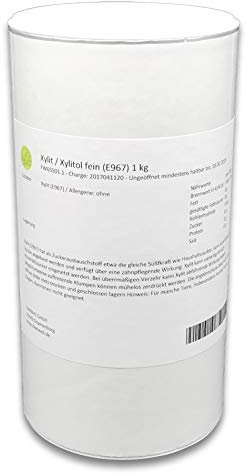 Xylit/Xylitol fein (E967) 1 kg Zuckerersatz - Austausch - Zahnpflege