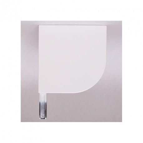 Console volet roulant rénovation 1/4 de rond, coloris Blanc - Gauche