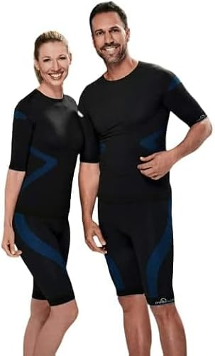 Miha Bodytec Taille S – Sous-vêtements fonctionnels d'entraînement EMS d'origine Sous-vêtements Ensemble pantalon T-shirt