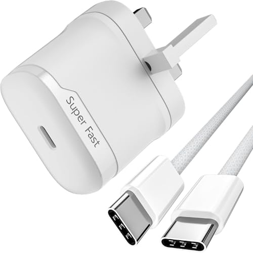 Newding 20W Fast Charger Compatible with iPhone 17e 17 16, USB C UK Plug