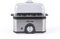 Petra Bollitore Elettrico per Uova – Capacità da 8 Uova, Per Bollire e Pocher, Uova Sode, Medie o Morbide, Timer di 15 Minuti, Include Bicchiere Dosatore, 2 Vaschette per Pocheggio, 500 W, PT6213VDE