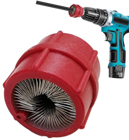 Brosse de Nettoyage de Tuyau Professionnelle en Cuivre - Outil d'Ébavurage pour Tuyaux de Plomberie, Brosse de Nettoyage de Tuyau de Plomberie