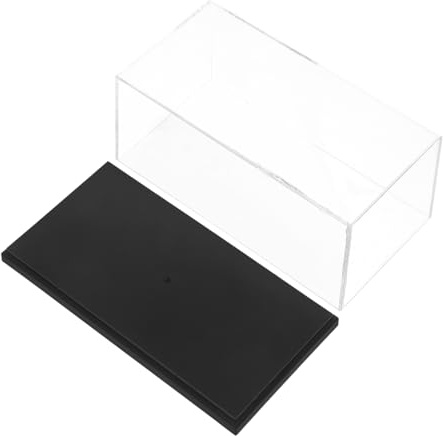 1: 43 Acryl Fahrzeugmodell Vitrine mit Schutzhaube und Staubschutz | Ausstellungsbox für Sammlermodelle, nicht Leicht Verformbar, Klare Präsentation, Kompakte Lagerung
