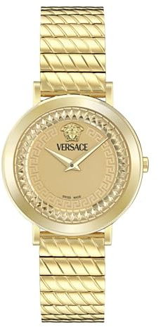 Versace Damen Analog Quarz Armbanduhr Delphinus