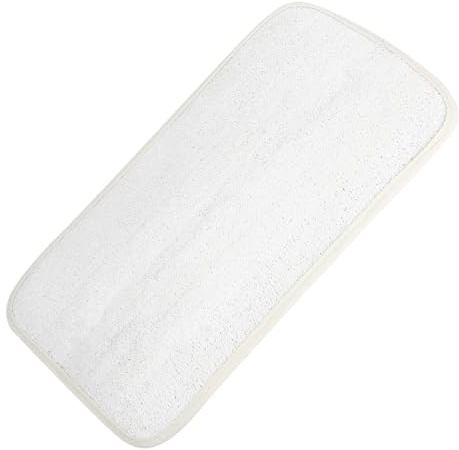 WOONEKY Tapis de Mural Exfoliant avec Housse Luffa Nettoyeur Corporel Dos Pratique pour Brossage Sec et Massage Matériau Doux et Sûr pour Salle de Bain